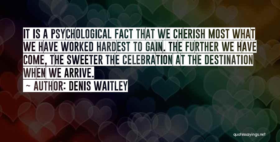 Psychological Facts Quotes By Denis Waitley