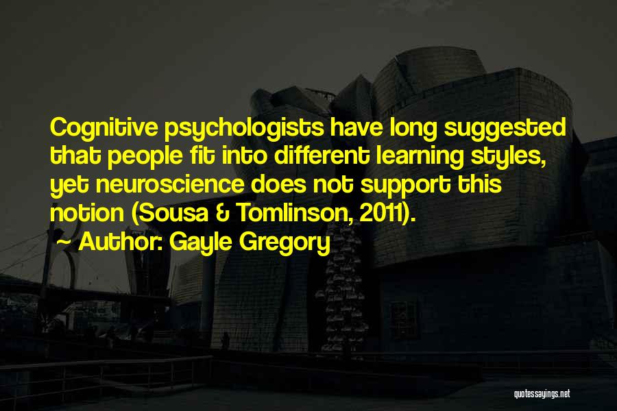 Psychologists Quotes By Gayle Gregory