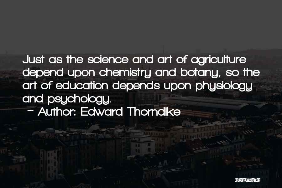 Psychology And Art Quotes By Edward Thorndike