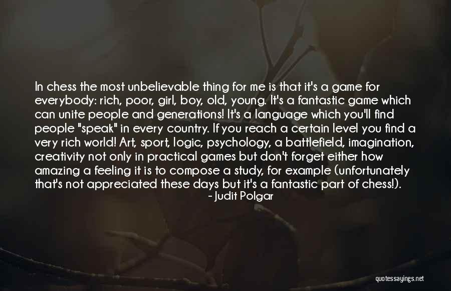 Psychology And Sports Quotes By Judit Polgar Psychology And Sports Quotes By Judit Polgar