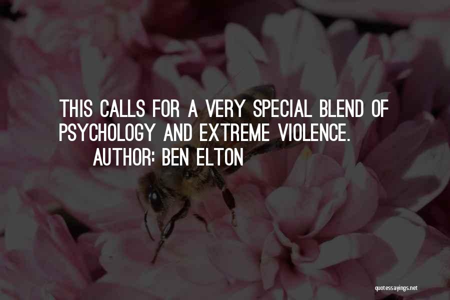 Psychology Humor Quotes By Ben Elton