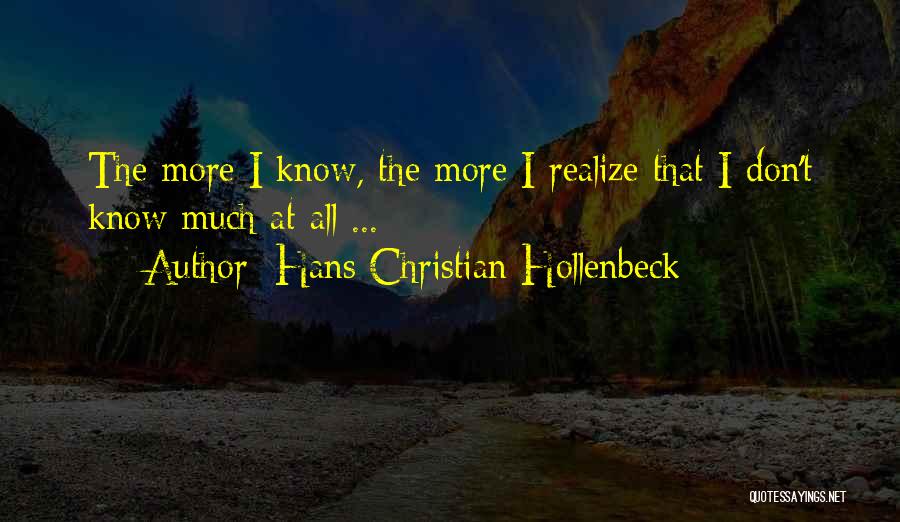 Psychology Humor Quotes By Hans Christian Hollenbeck