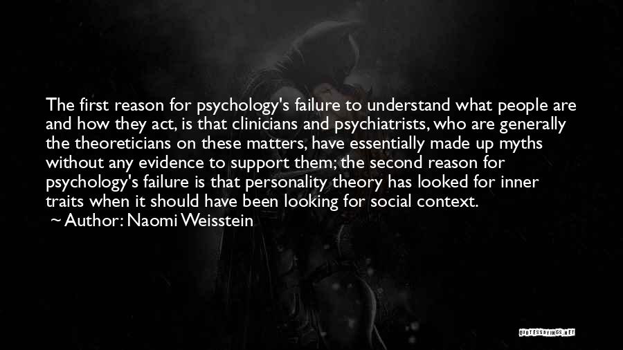 Psychology Myths And Quotes By Naomi Weisstein