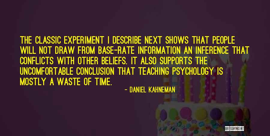 Psychology Of Teaching Quotes By Daniel Kahneman Psychology Of Teaching Quotes By Daniel Kahneman