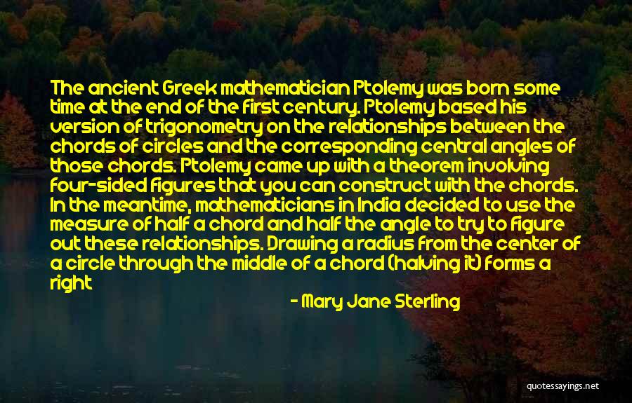 Ptolemy Mathematician Quotes By Mary Jane Sterling Ptolemy Mathematician Quotes By Mary Jane Sterling