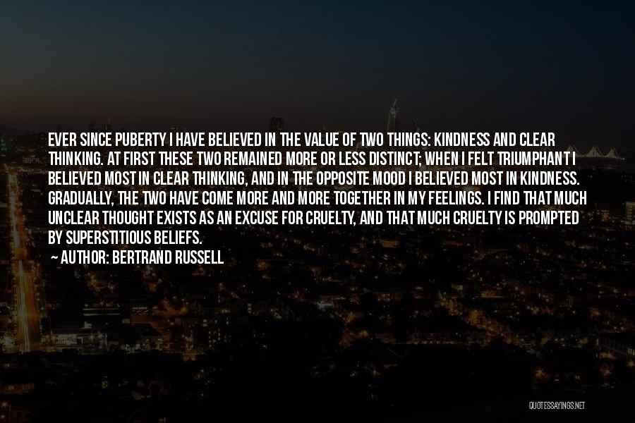 Puberty Quotes By Bertrand Russell