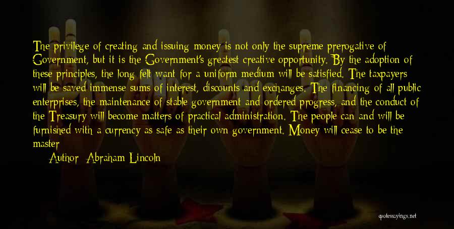 Public Administration Quotes By Abraham Lincoln