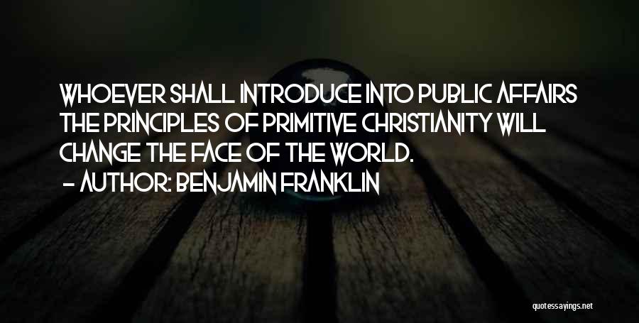 Public Affairs Quotes By Benjamin Franklin