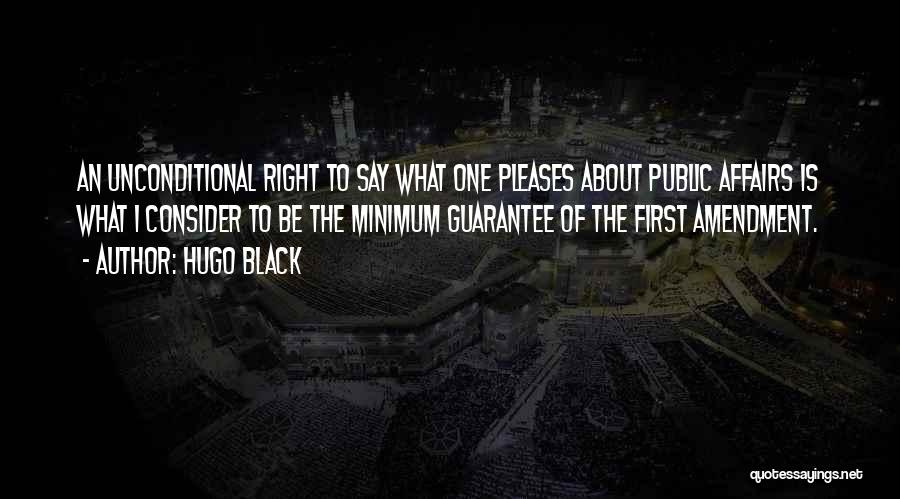 Public Affairs Quotes By Hugo Black