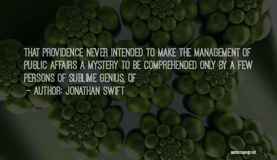 Public Affairs Quotes By Jonathan Swift