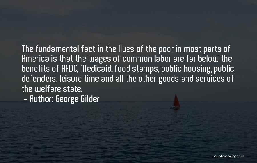 Public Defenders Quotes By George Gilder