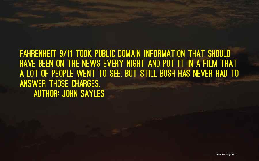Public Domain Quotes By John Sayles