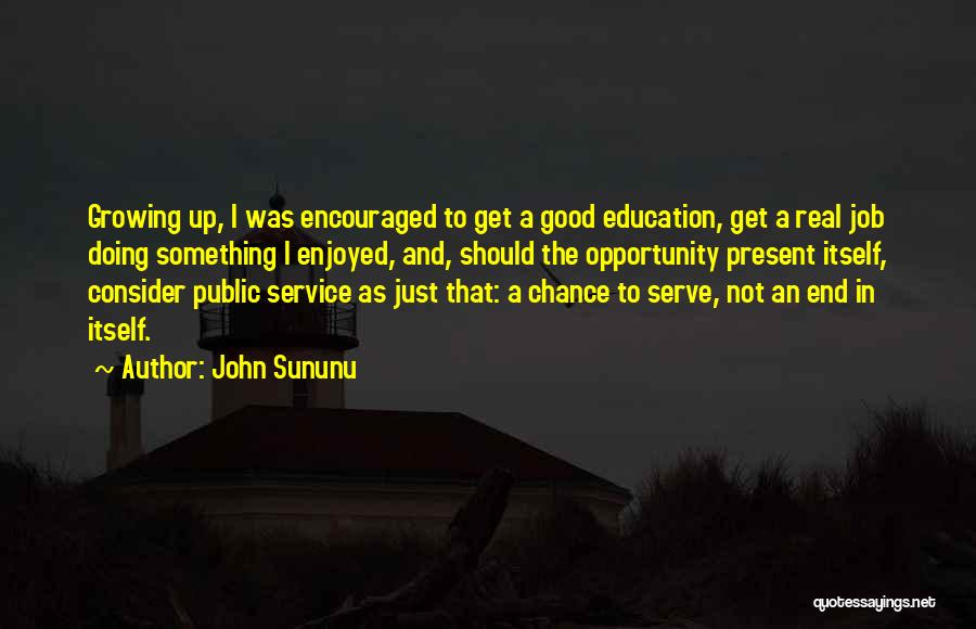 Public Education Quotes By John Sununu