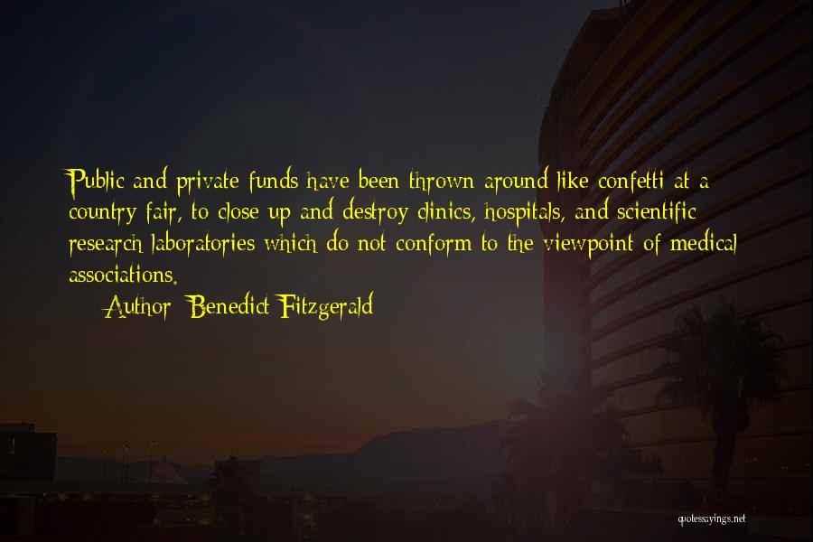 Public Funds Quotes By Benedict Fitzgerald