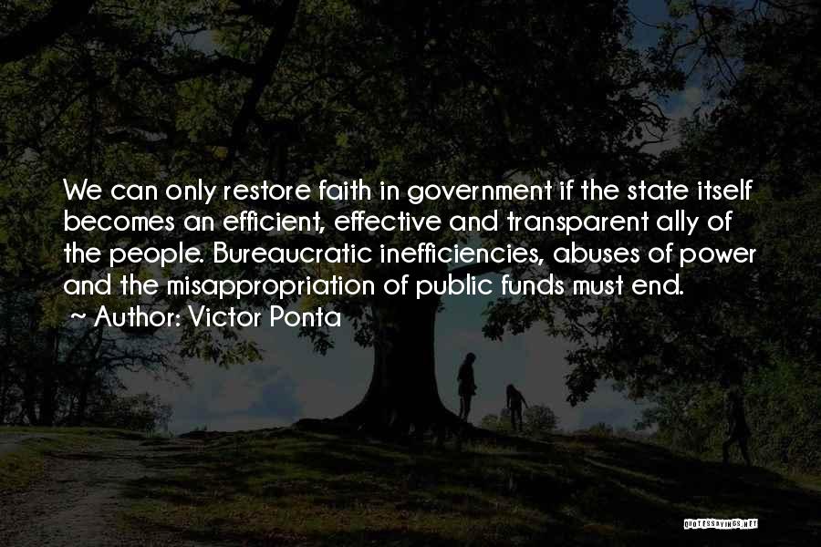 Public Funds Quotes By Victor Ponta