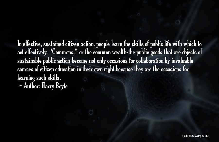 Public Goods Quotes By Harry Boyte