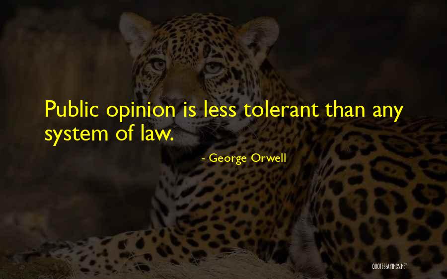 Public Opinion Quotes By George Orwell