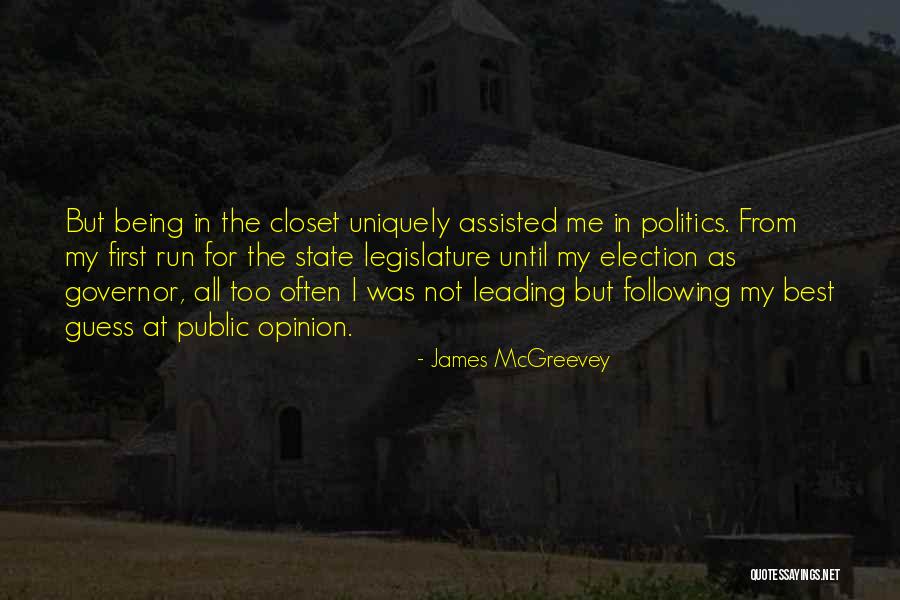 Public Opinion Quotes By James McGreevey