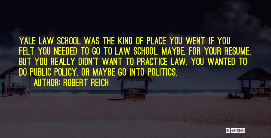 Public Policy Quotes By Robert Reich