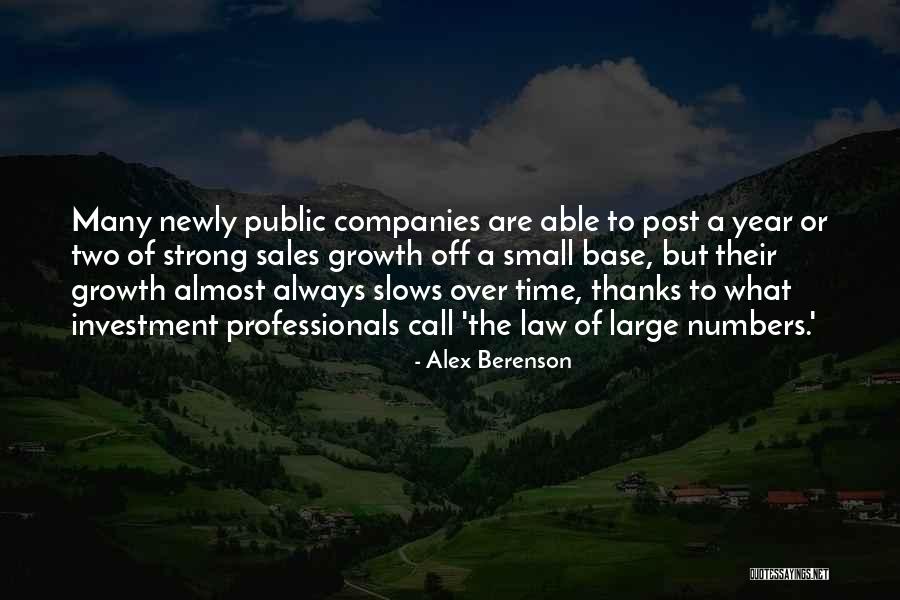 Public Quotes By Alex Berenson