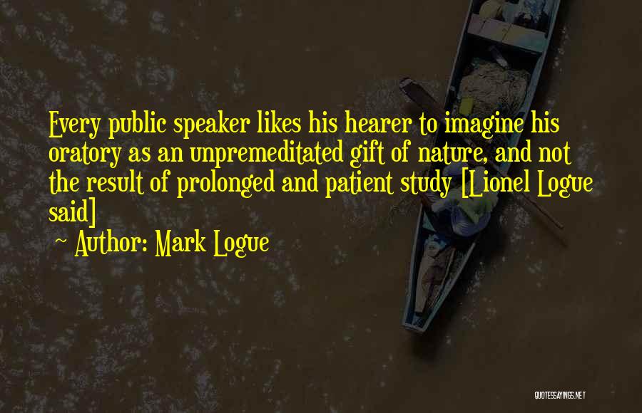 Public Quotes By Mark Logue