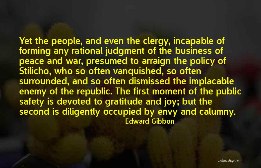 Public Safety Quotes By Edward Gibbon Public Safety Quotes By Edward Gibbon