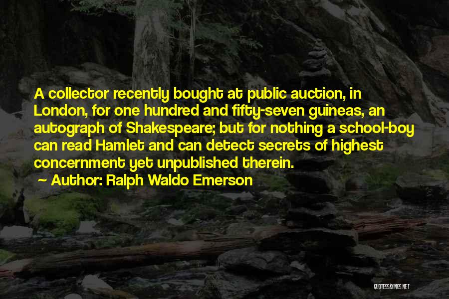 Public School Quotes By Ralph Waldo Emerson