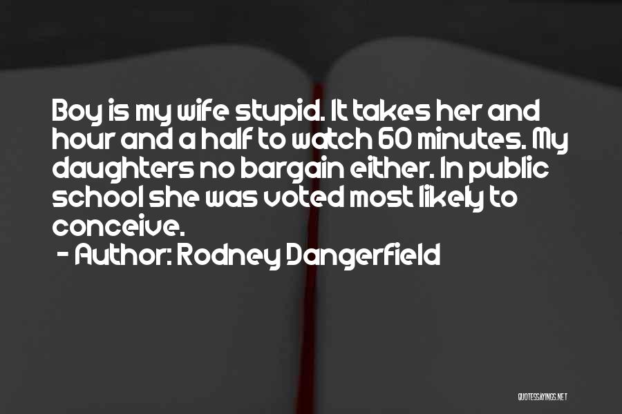 Public School Quotes By Rodney Dangerfield