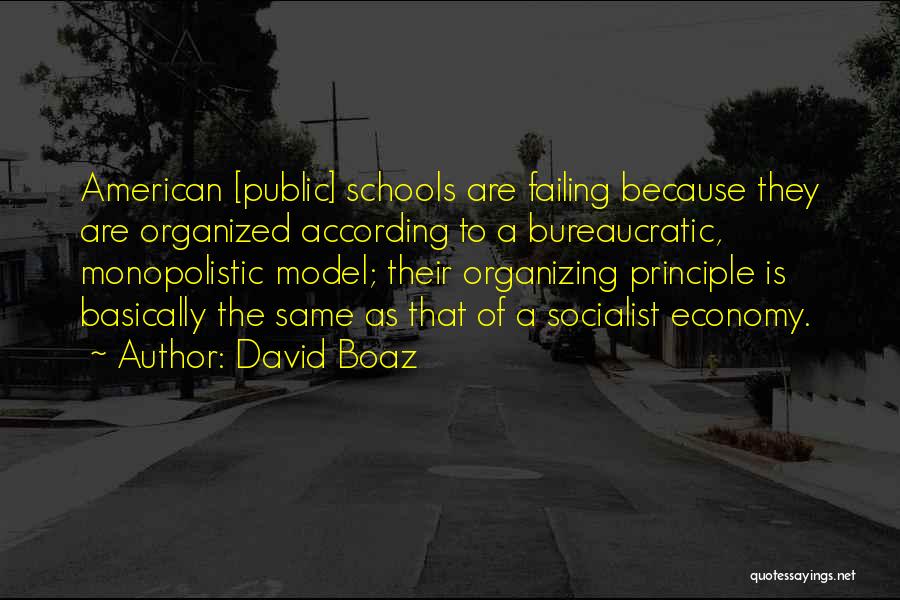 Public Schools Quotes By David Boaz