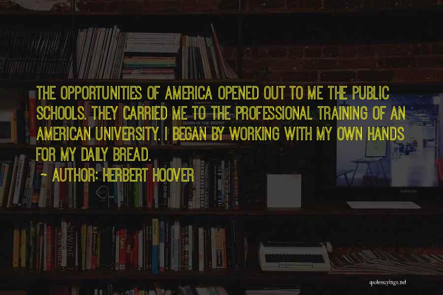 Public Schools Quotes By Herbert Hoover