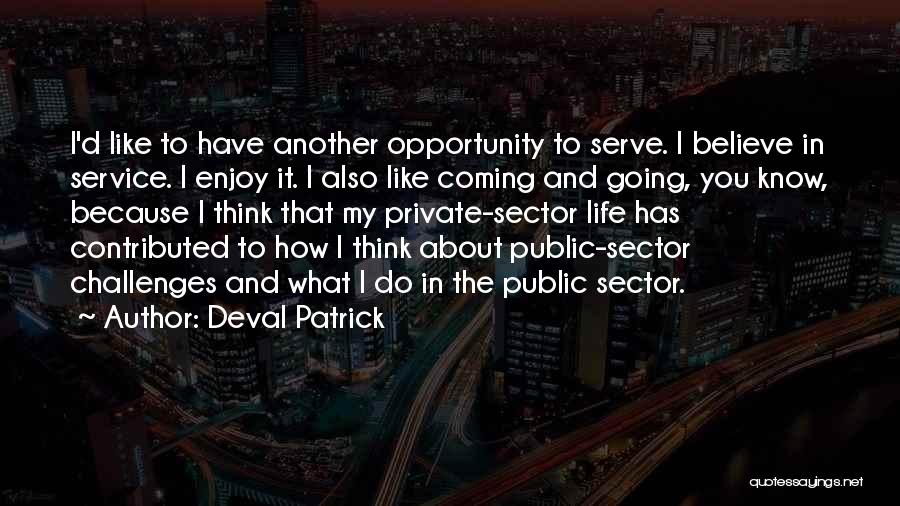 Public Sector Quotes By Deval Patrick