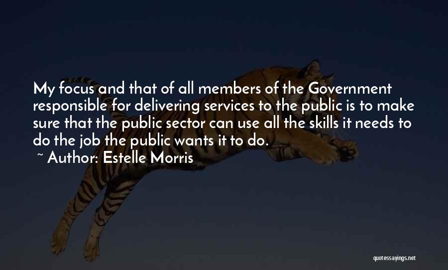 Public Sector Quotes By Estelle Morris
