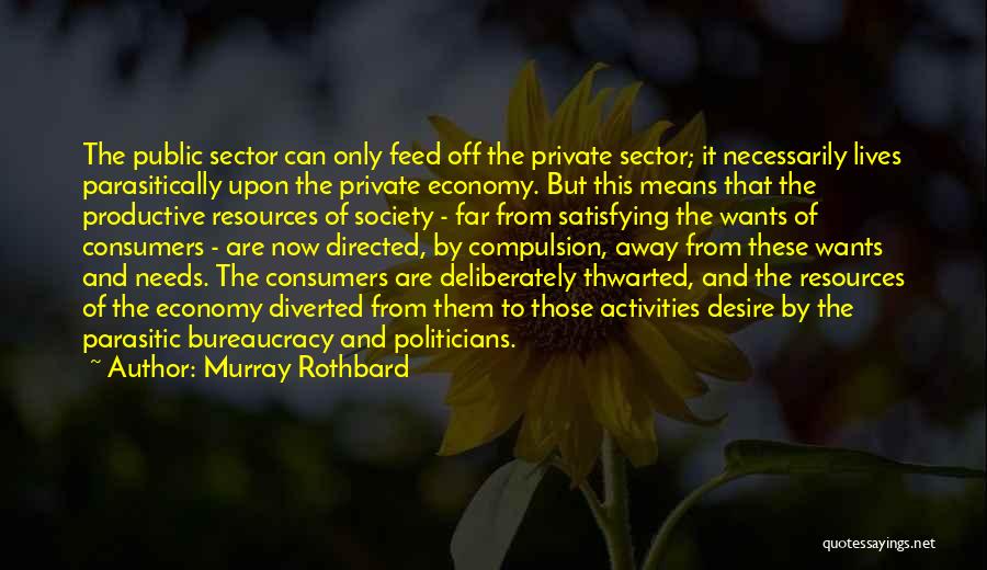 Public Sector Quotes By Murray Rothbard