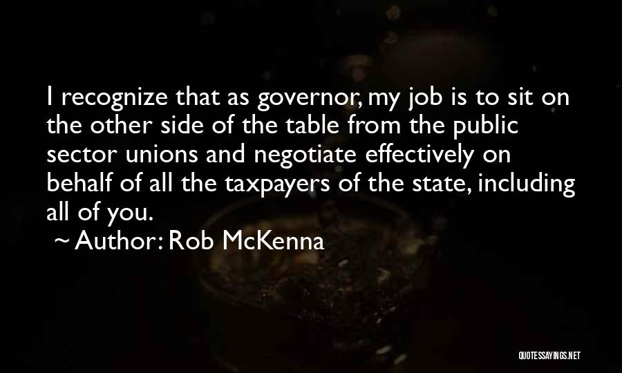 Public Sector Quotes By Rob McKenna