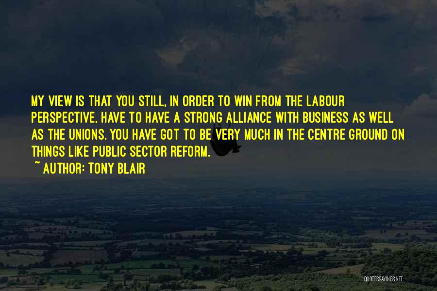 Public Sector Quotes By Tony Blair