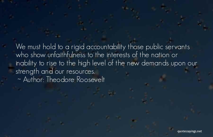 Public Servants Quotes By Theodore Roosevelt