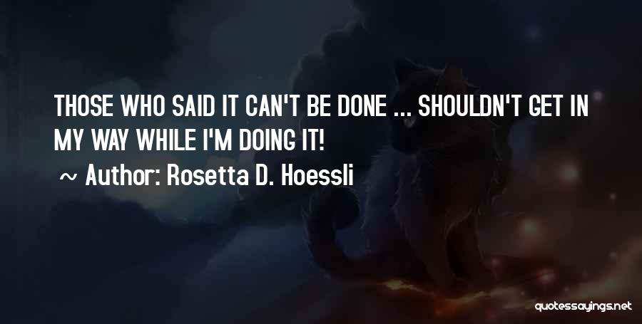 Publications Quotes By Rosetta D. Hoessli