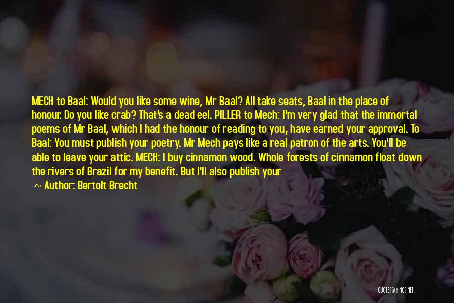 Publish Your Quotes By Bertolt Brecht