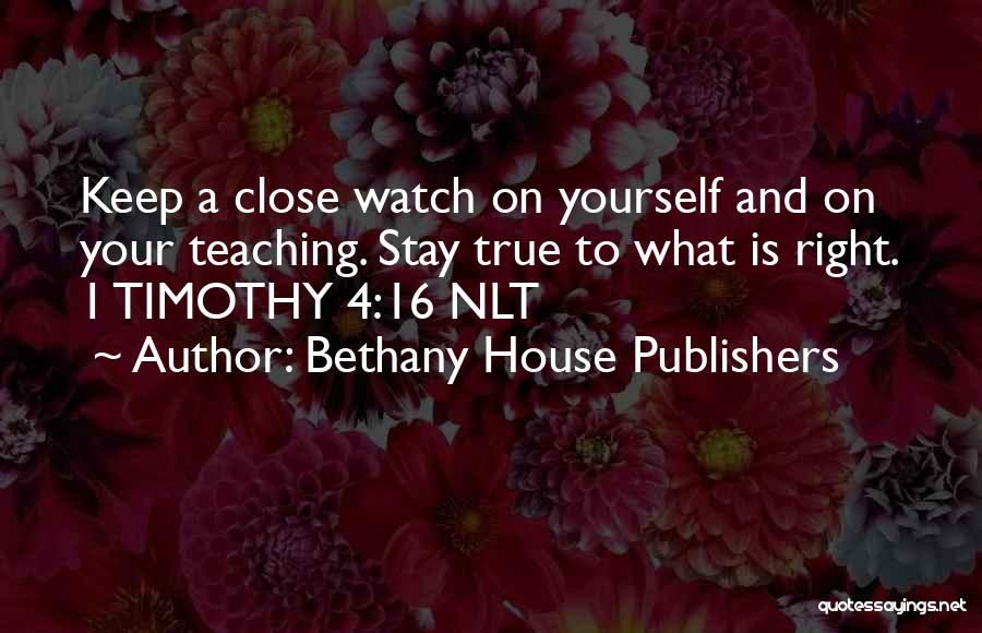 Publishers Quotes By Bethany House Publishers