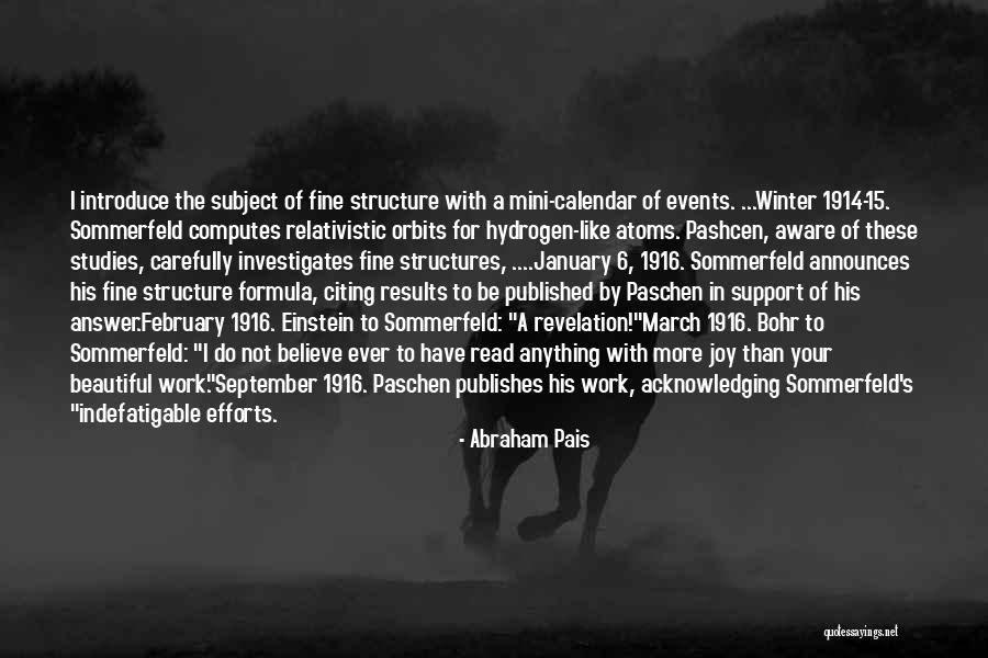 Publishes Quotes By Abraham Pais Publishes Quotes By Abraham Pais