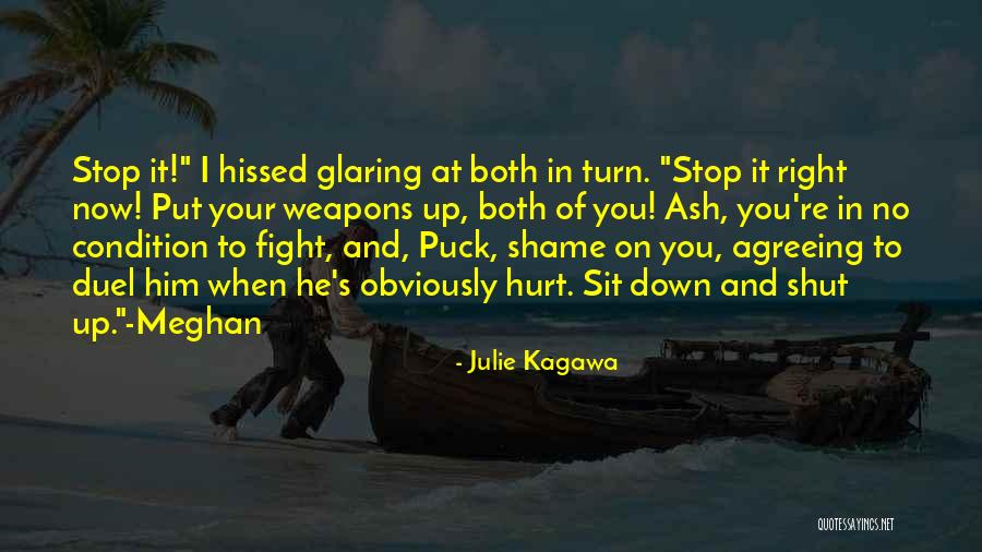 Puck And Meghan Quotes By Julie Kagawa