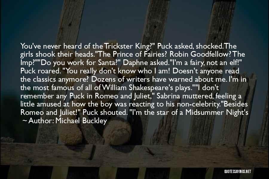 Puck And Sabrina Quotes By Michael Buckley