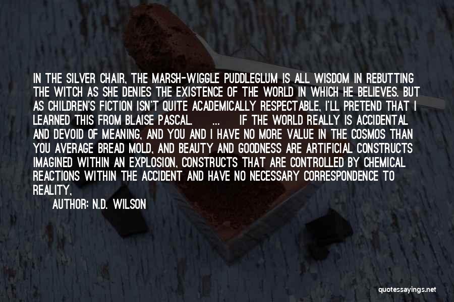 Puddleglum Quotes By N.D. Wilson