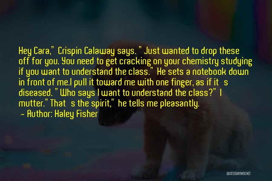 Pull Me Down Quotes By Haley Fisher