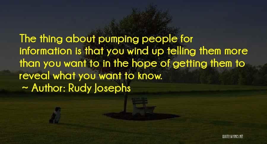 Pumping Up Quotes By Rudy Josephs