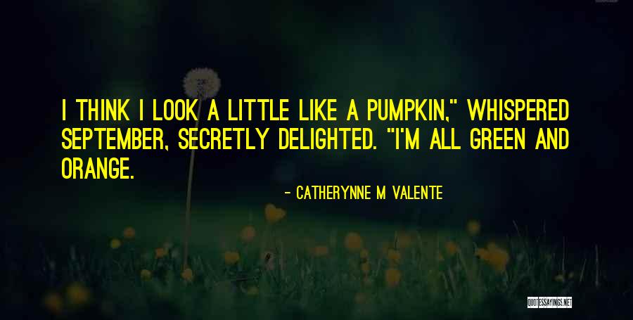 Pumpkin Quotes By Catherynne M Valente