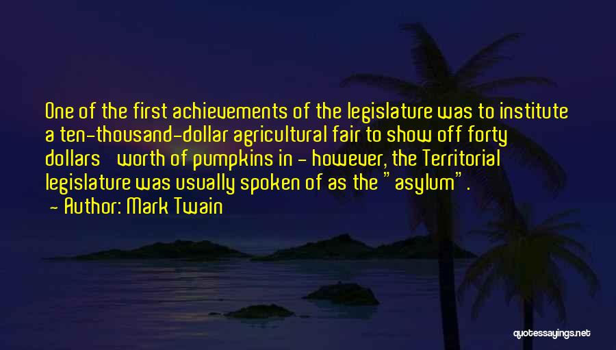 Pumpkins Quotes By Mark Twain
