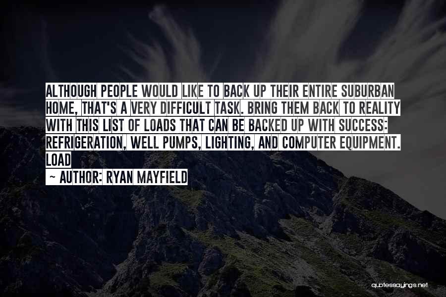 Pumps Quotes By Ryan Mayfield