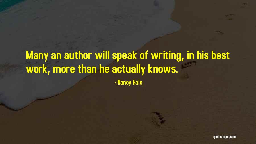 Punas Luha Quotes By Nancy Hale Punas Luha Quotes By Nancy Hale