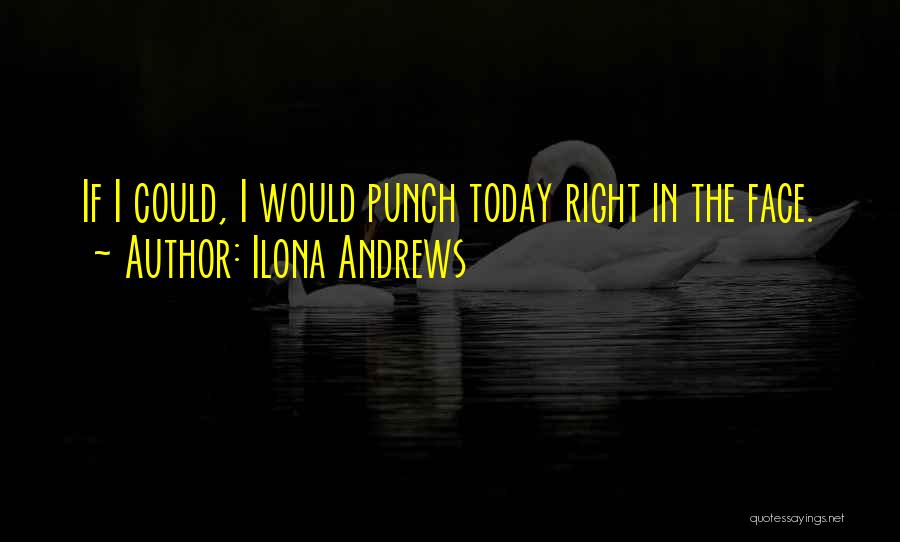 Punch In The Face Quotes By Ilona Andrews